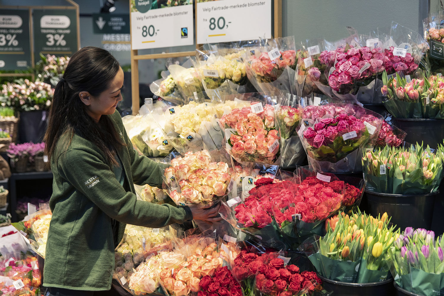 Blomster Mester Grønn