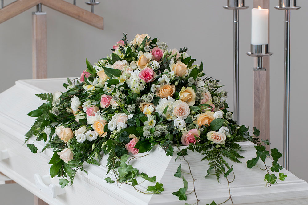 Blomster til begravelse