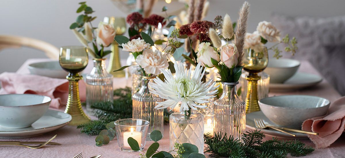 Slik pynter du et vakkert nyttårsbord