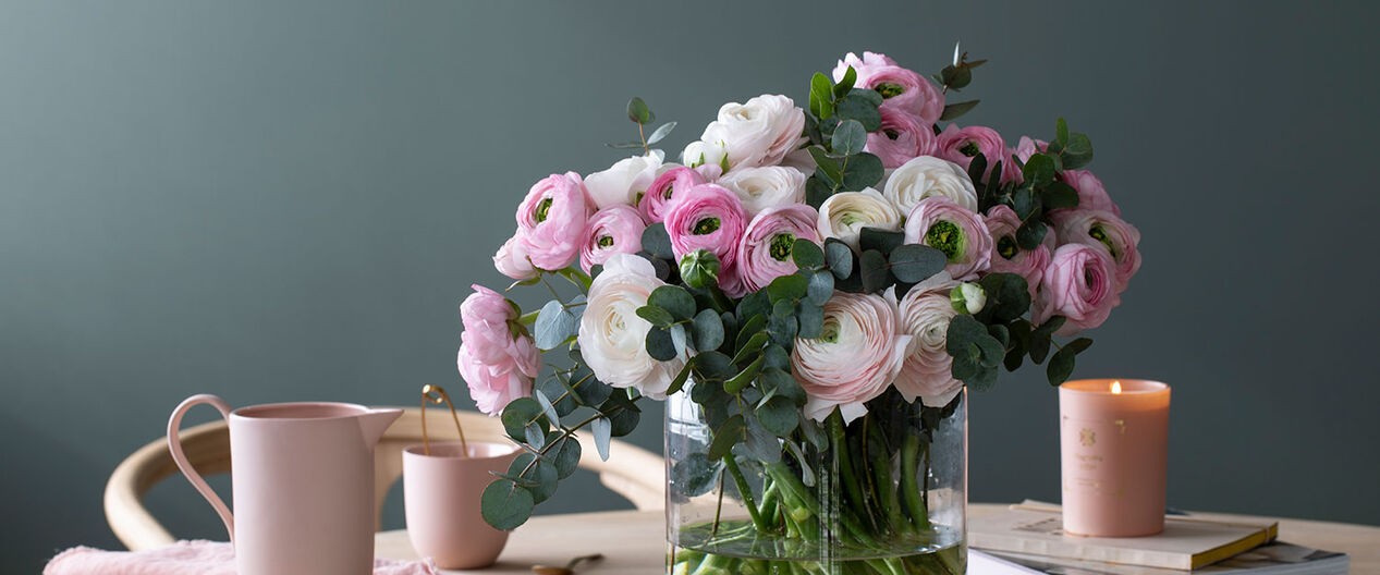 ranunkler i mange farger