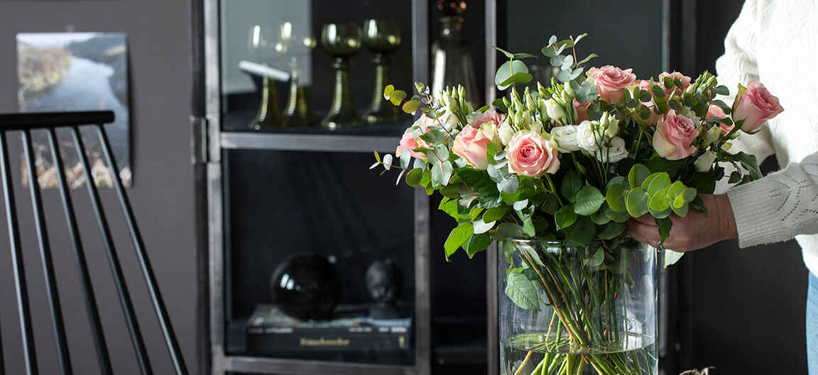 Blomster i vasen