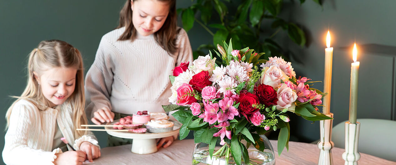 tulipaner med g&aring;sunger