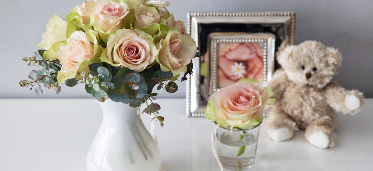 Blomster til ny baby Blomster til ny baby