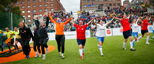 Stolt sponsor av VM i gatefotball 2025 i Oslo