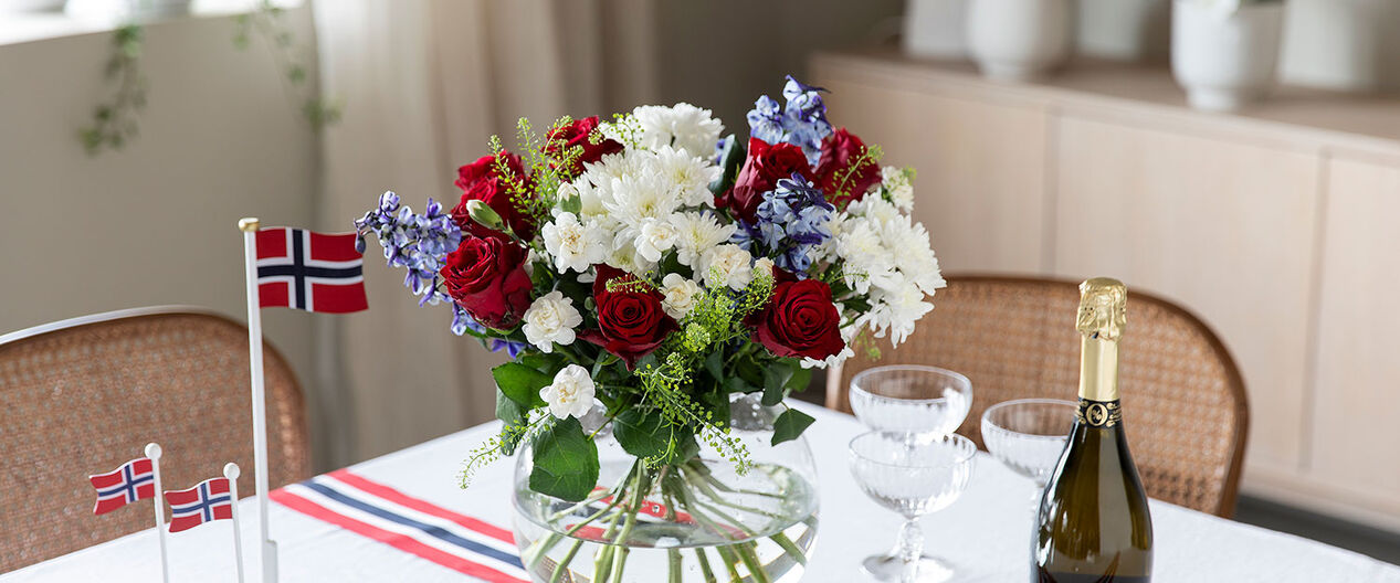 Blomster til 17. mai