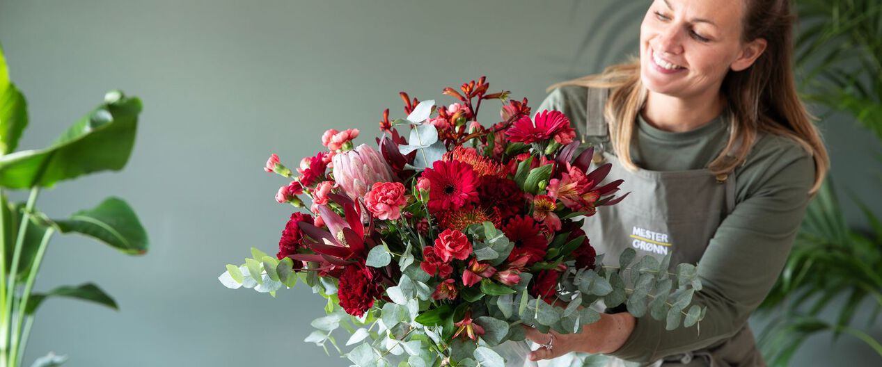 Gavetips med blomster