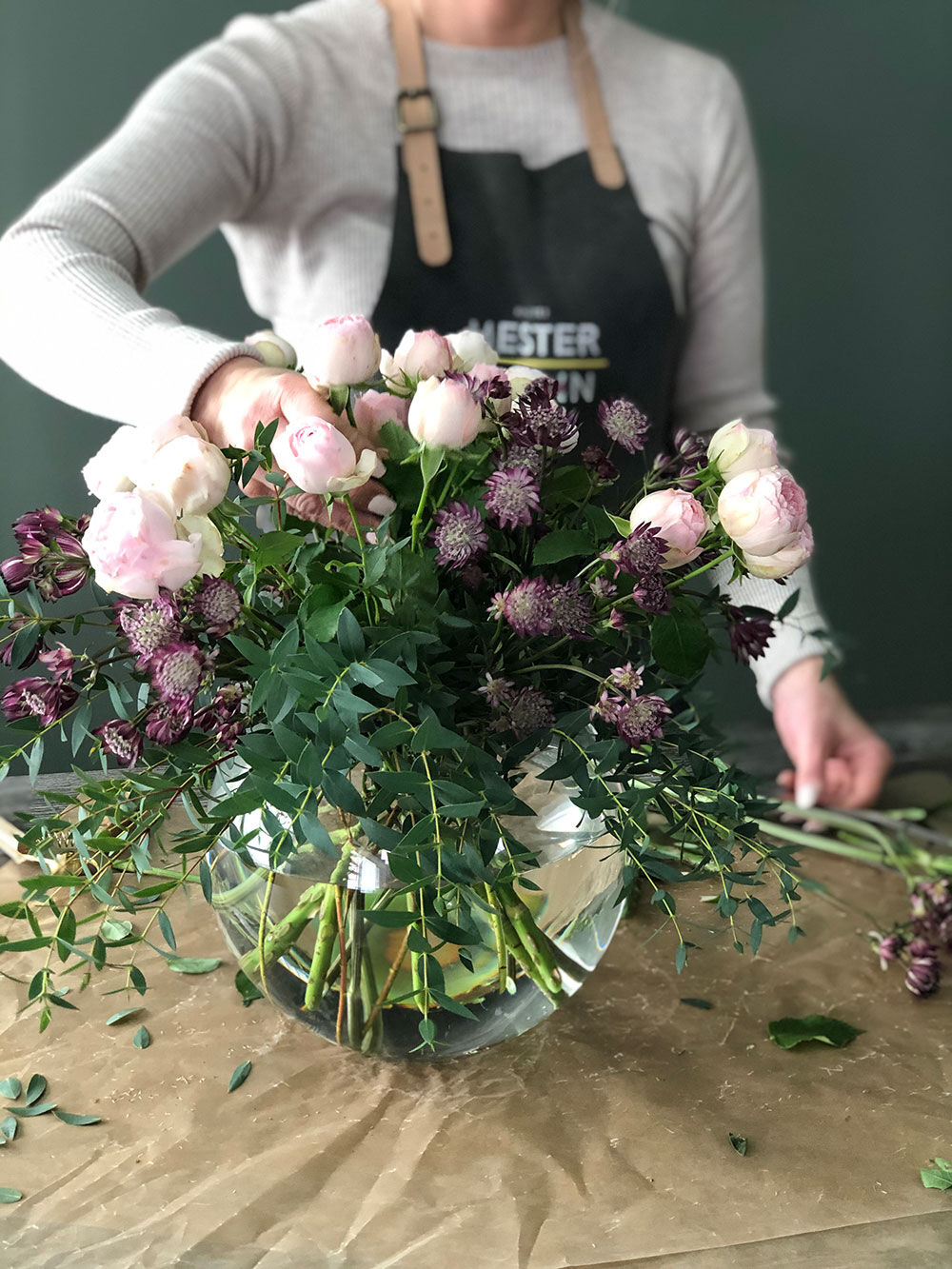 Lage vakker blomsterbukett Lage vakker blomsterbukett