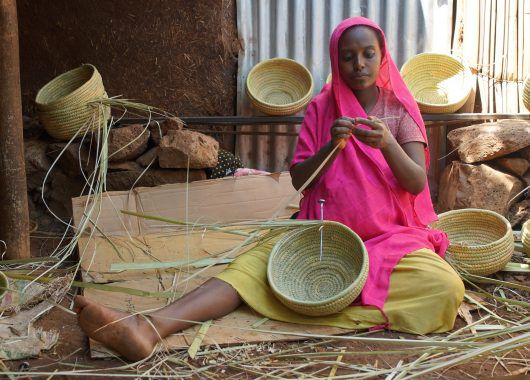 Kurvfletting er en viktig ferdighet i Etiopia