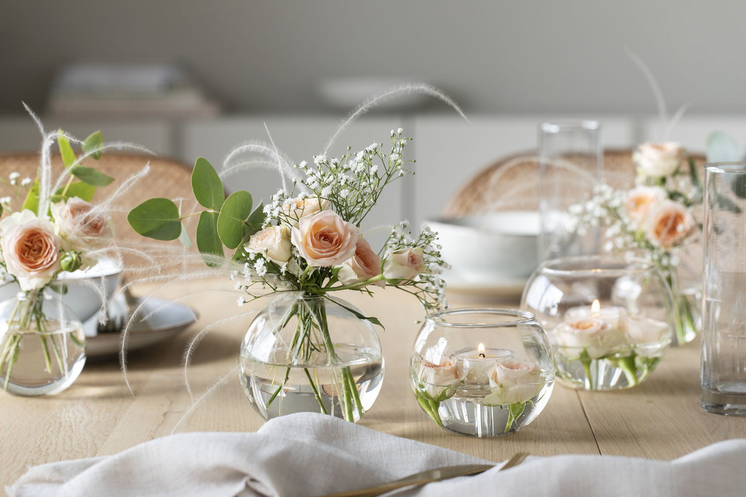 Bubble vase og telysestake Bubble vase og telysestake