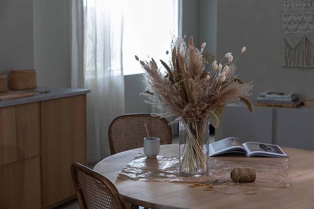 Pampas strå Pampas strå
