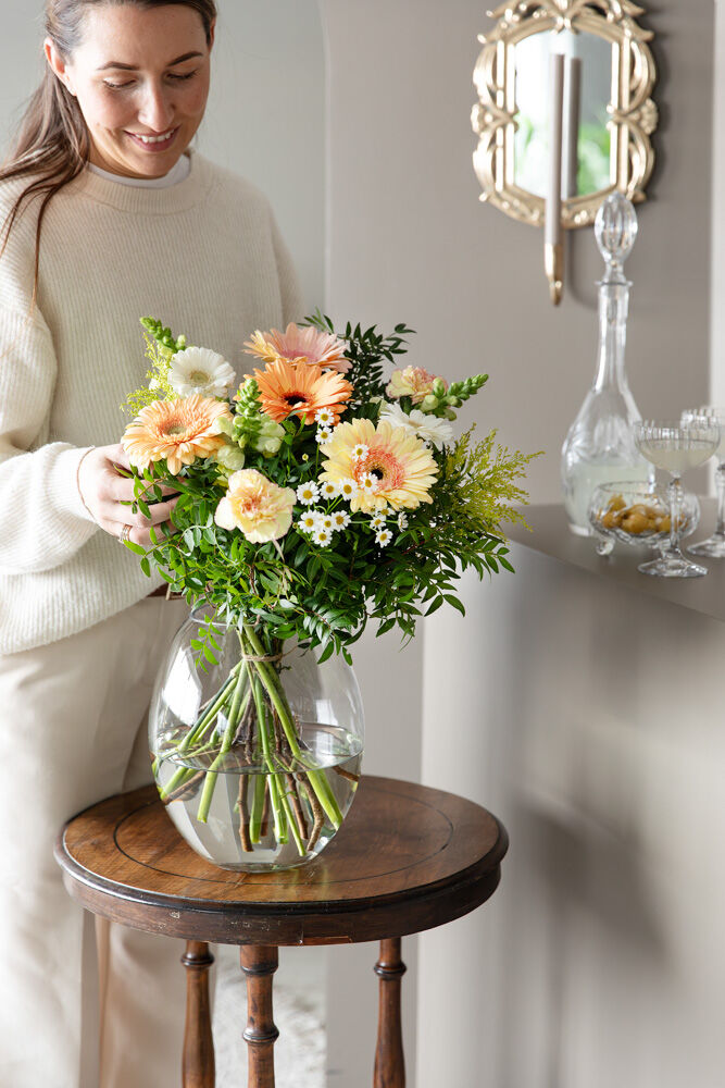 Blomstergave til ansatte