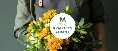 kvalitetsgaranti på blomster