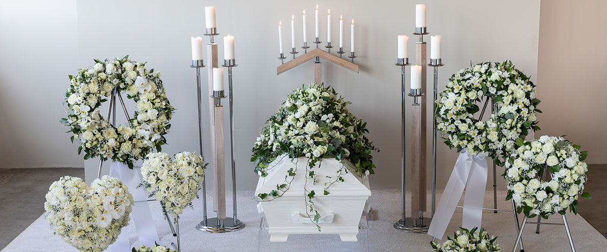 Blomster til begravelse