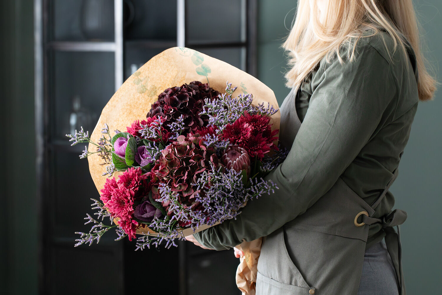 Vakker blomsterbukett