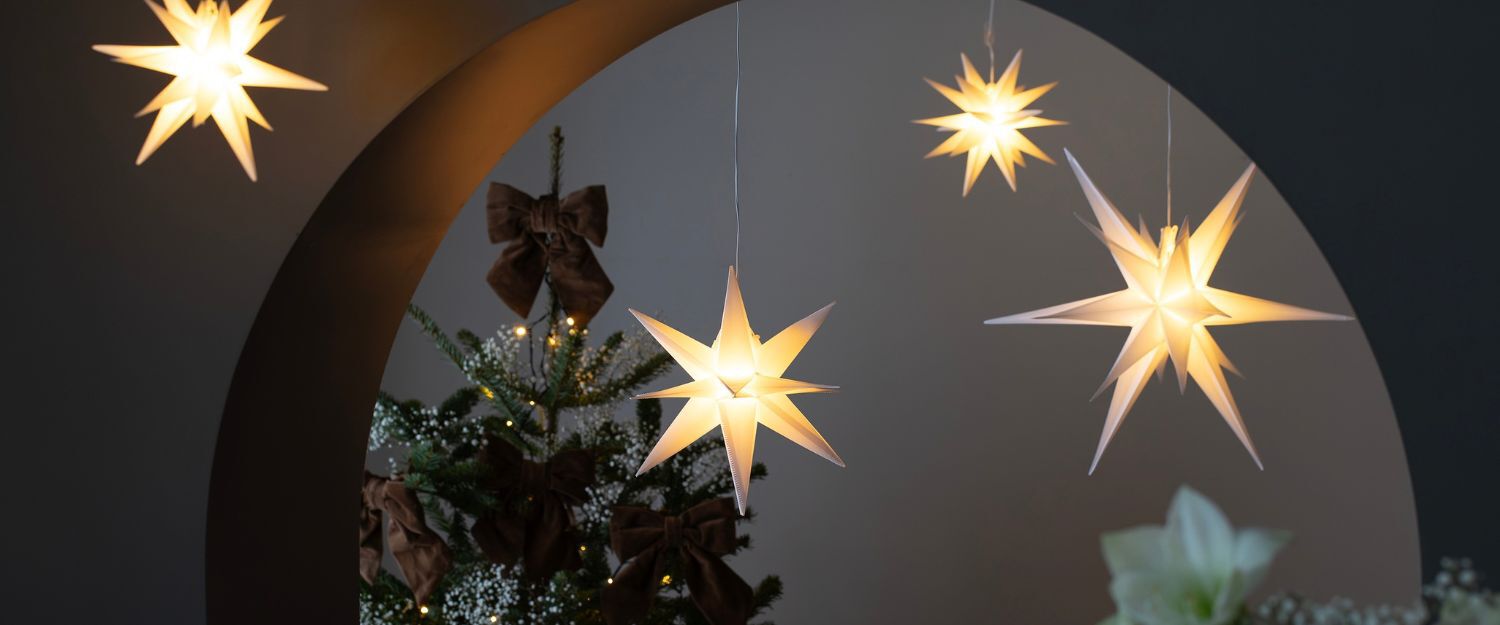 Adventsstjerne i papir - julestjerne