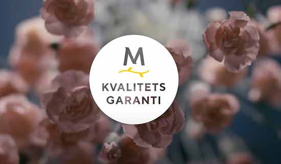 Kvalitetsgaranti på blomster og planter