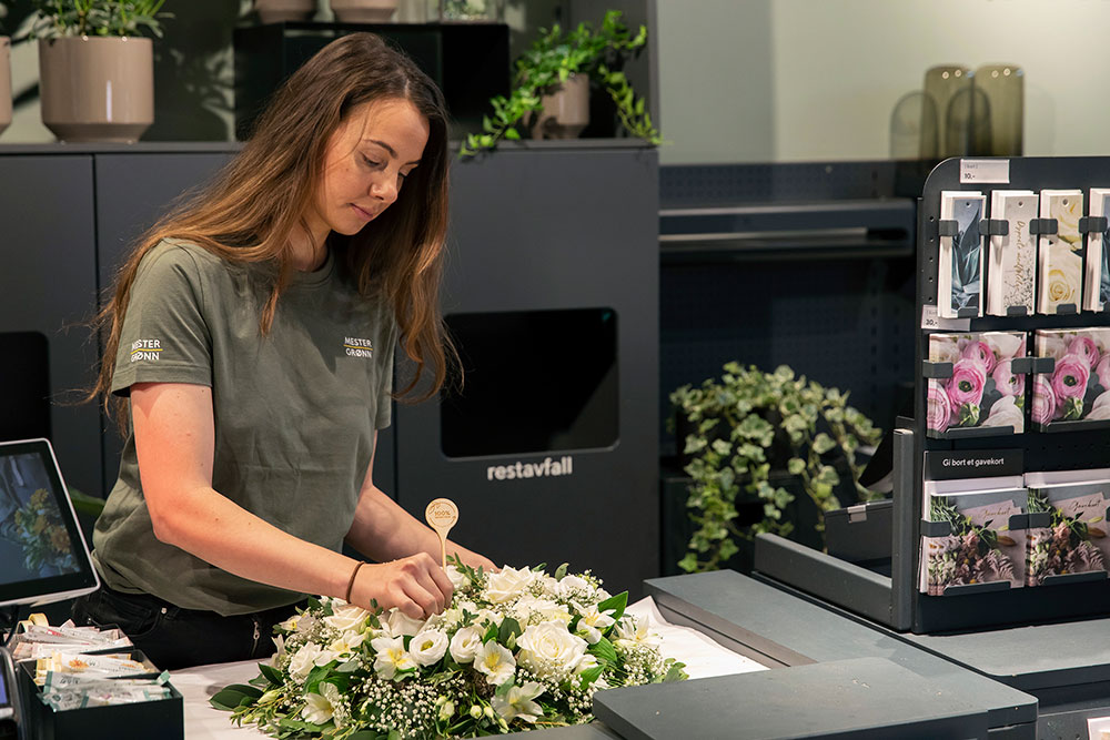 Blomster til begravelse