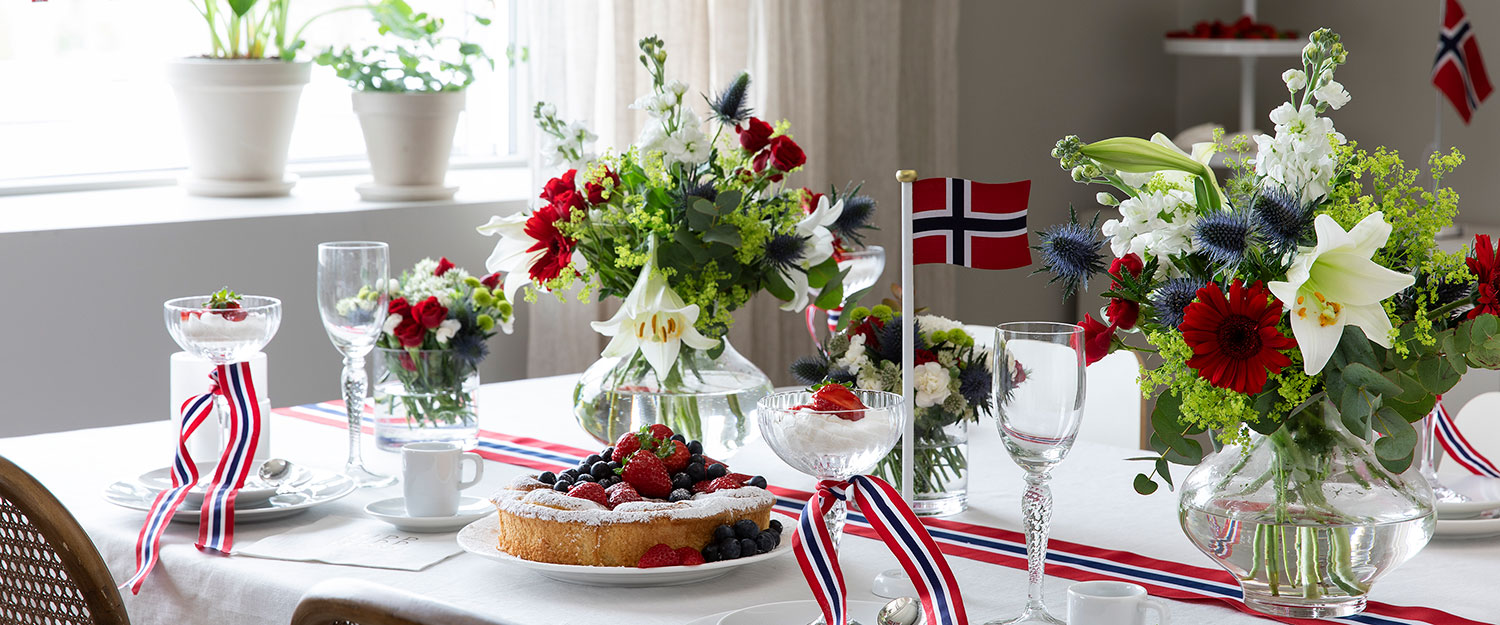 Slik pynter du et vakkert 17. mai-bord - Mester Grønn
