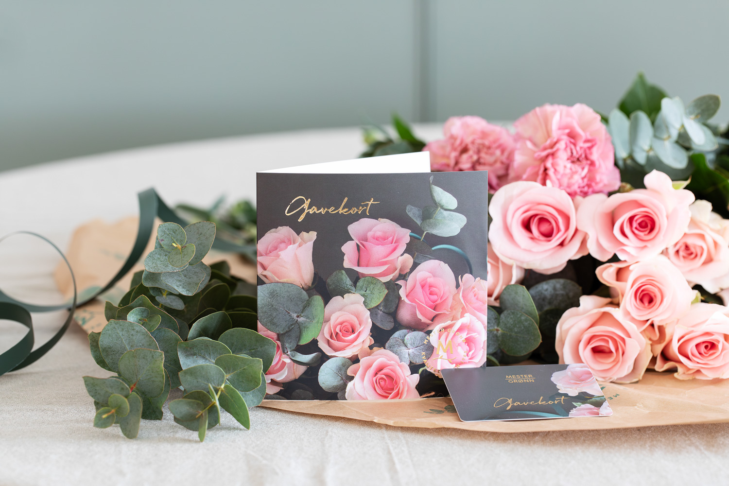 Gavekort p&aring; blomster