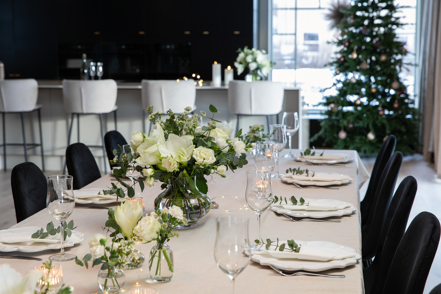 Pynte bord til jul